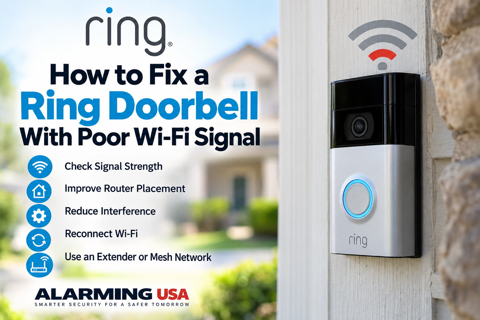 Ring Doorbell poor WiFi signal
